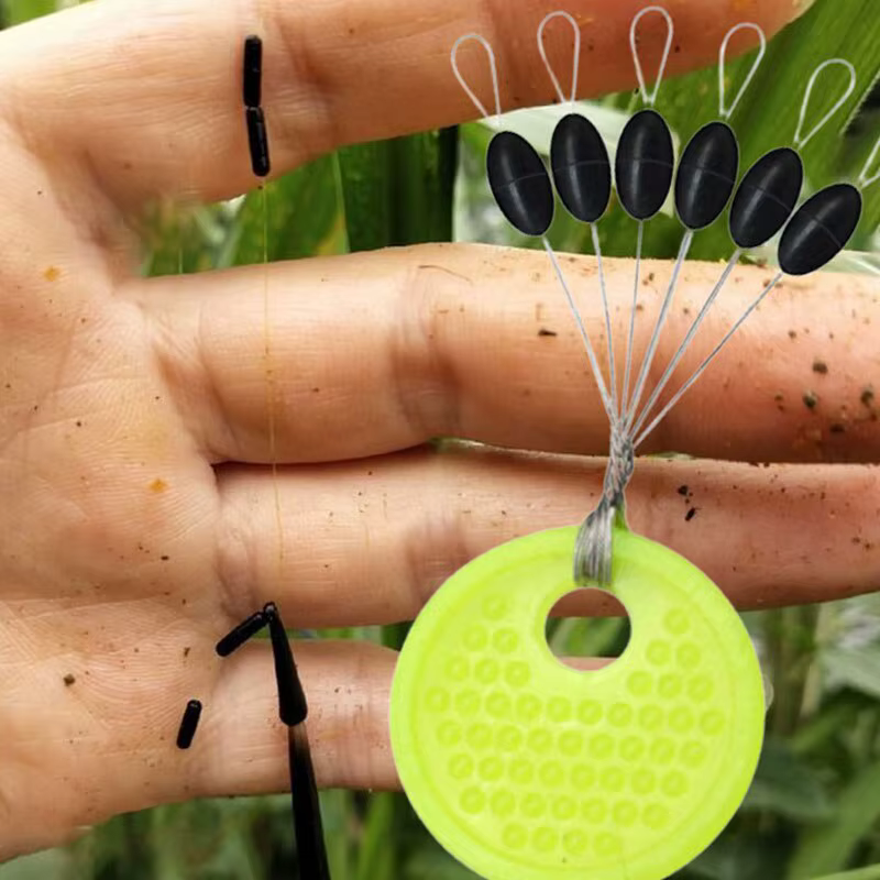 Tapón de cuentas goma para Bobber – Accesorios pesca mosca carpa - imagen 5