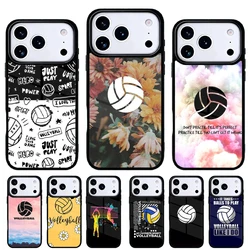 Funda voleibol para iPhone 15 Pro Max – Carcasa trasera deportiva