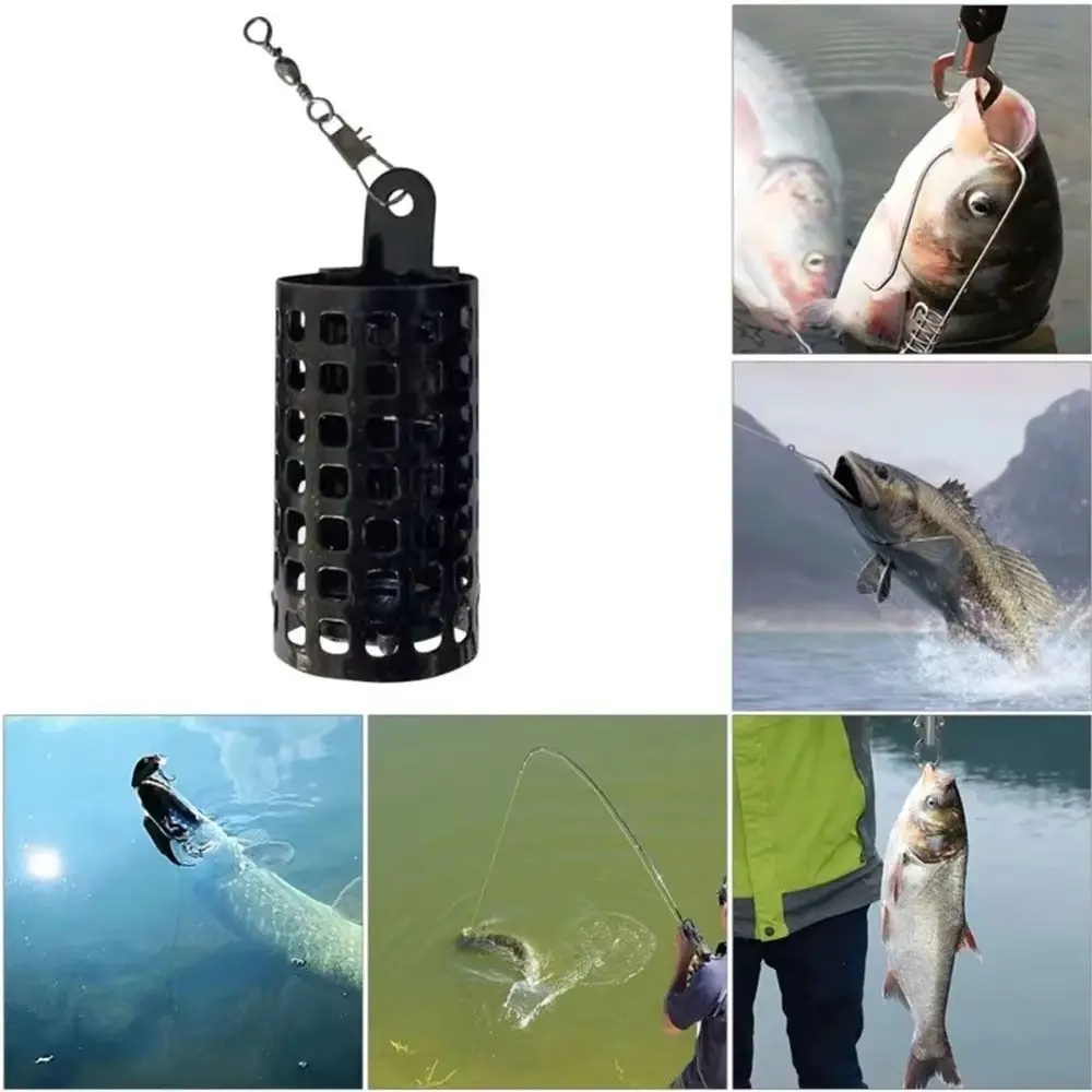 Cesta de pesca de acero inoxidable – Jaula portátil para señuelos - imagen 3