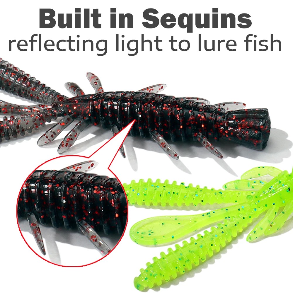 Señuelos blandos flotantes de silicona tipo swimbait para carpa - imagen 2