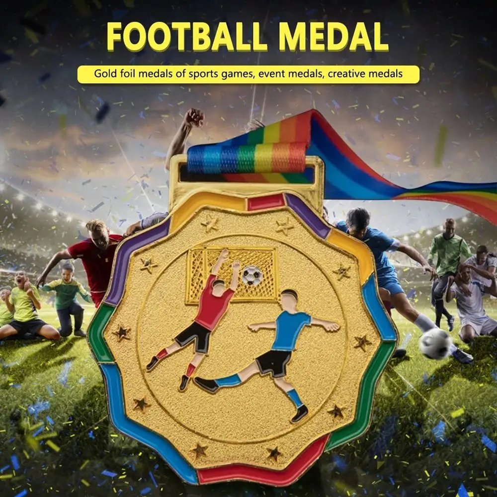 Medallas de metal doradas para equipos y competiciones deportivas - imagen 2