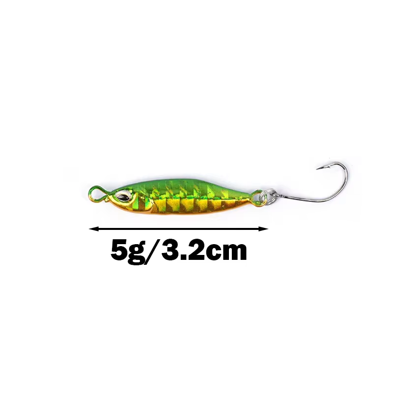 Señuelo de pesca UL 5g metal plantilla - imagen 5