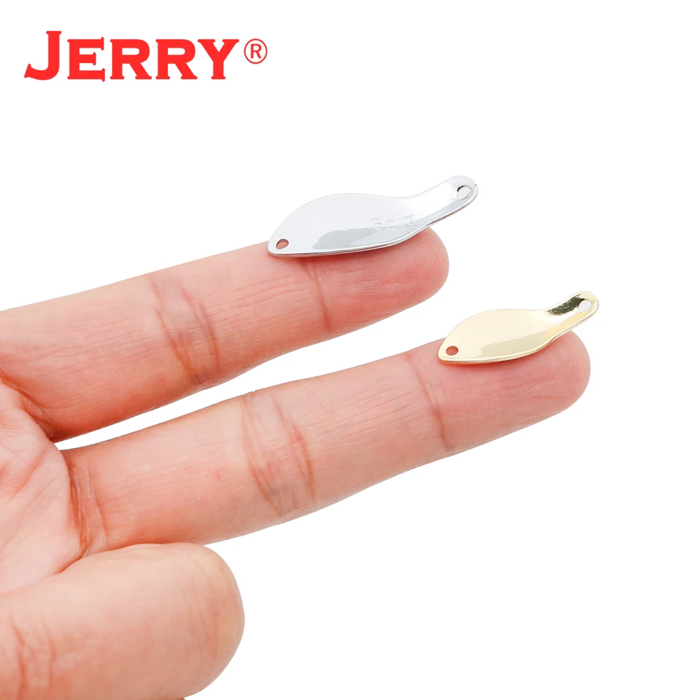 Jerry Micro cucharas ultraligeros trucha – Spinners blancos sin pintar - imagen 5