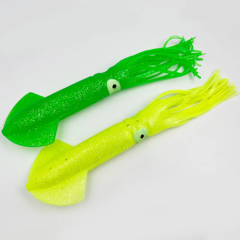 ShareShark señuelo pulpo blando luminoso para pesca de calamar - imagen 5