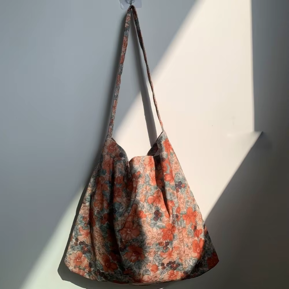 Bolso de hombro bandolera con estampado leopardo – Gran capacidad y diseño floral - imagen 3