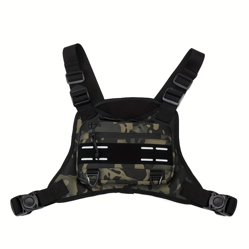 Bolsa de pecho pesca táctica Molle correas ajustables para señuelos - imagen 4