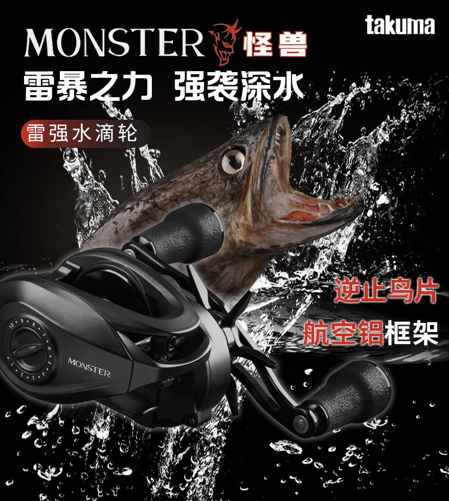 Vista general del carrete TAKUMA MONSTER