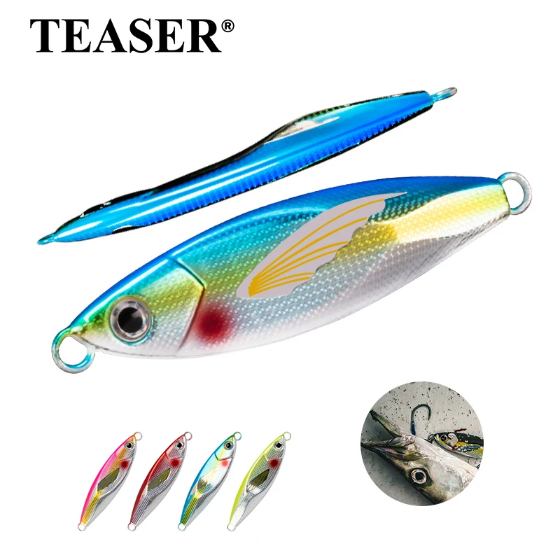 TEASER J106 jig cuchara micro jigging lento metálico - imagen 5