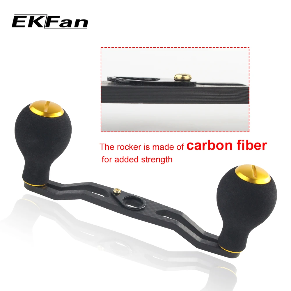 Detalle del mango de fibra de carbono