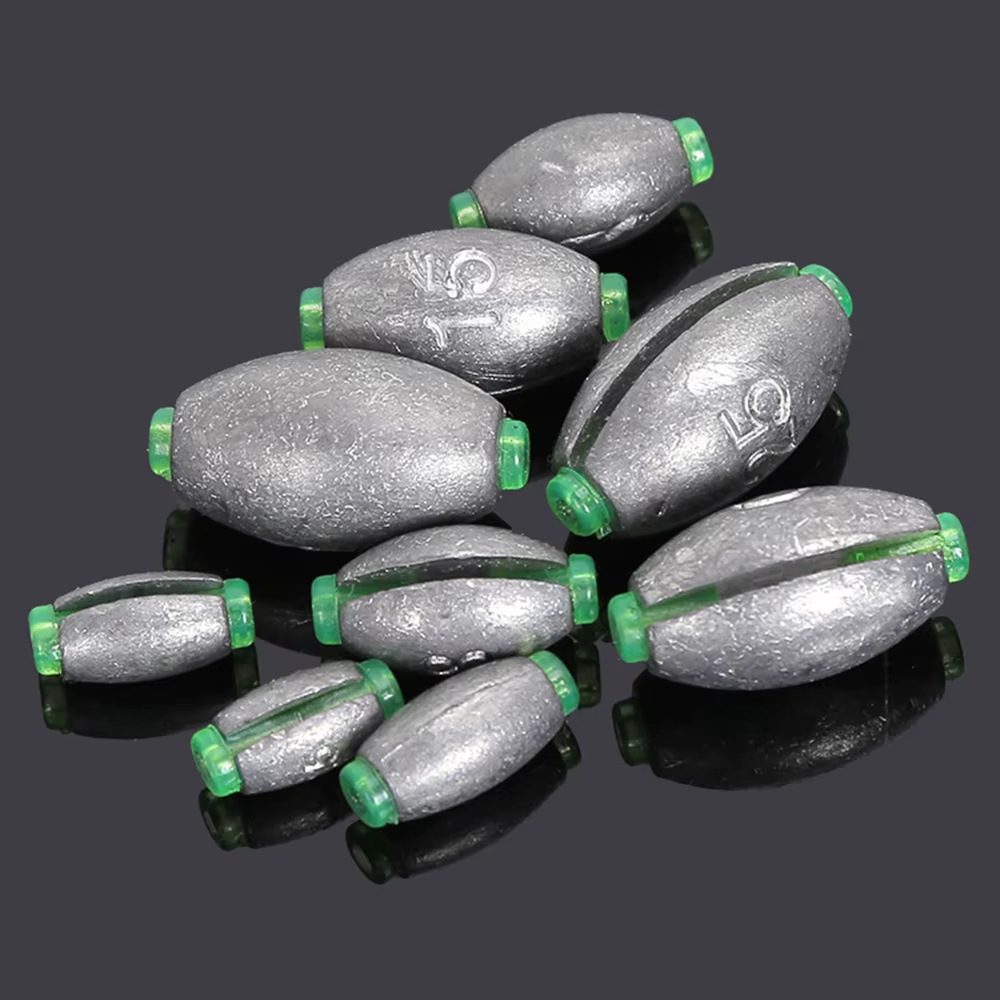 Plomos deslizantes de oliva para pesca de carpa - imagen 5