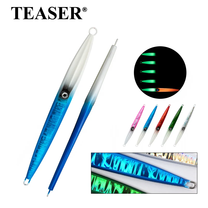 TEASER Jig de hierro para pesca de altura, hundimiento rápido - imagen 2