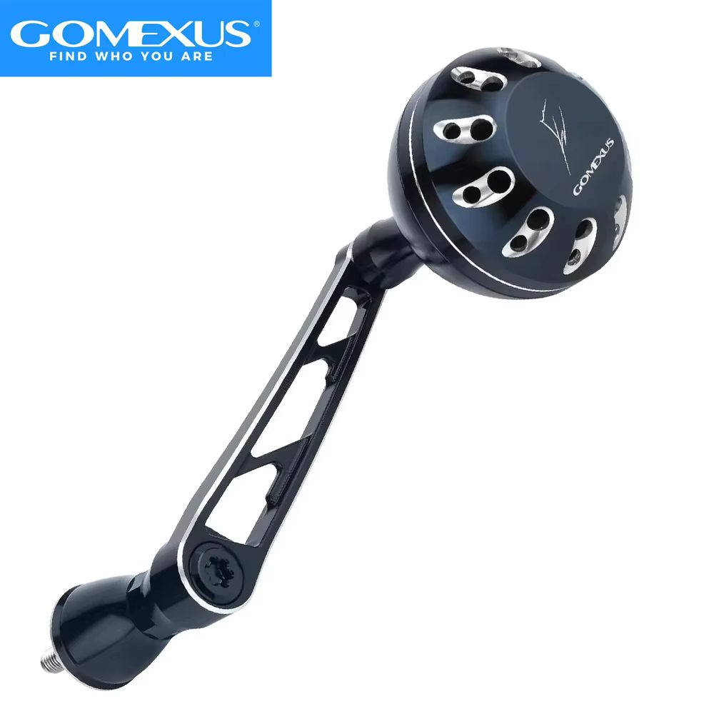 Manivela Gomexus de aluminio con perilla 45 mm para Daiwa Certate SW - imagen 3