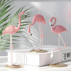 Figuras de pesca en resina para escritorio y hogar – flamenco