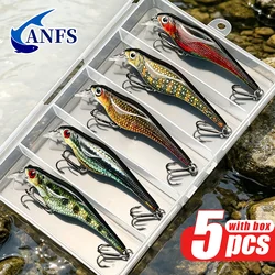 ANFS señuelos de pesca realistas para agua dulce y salada