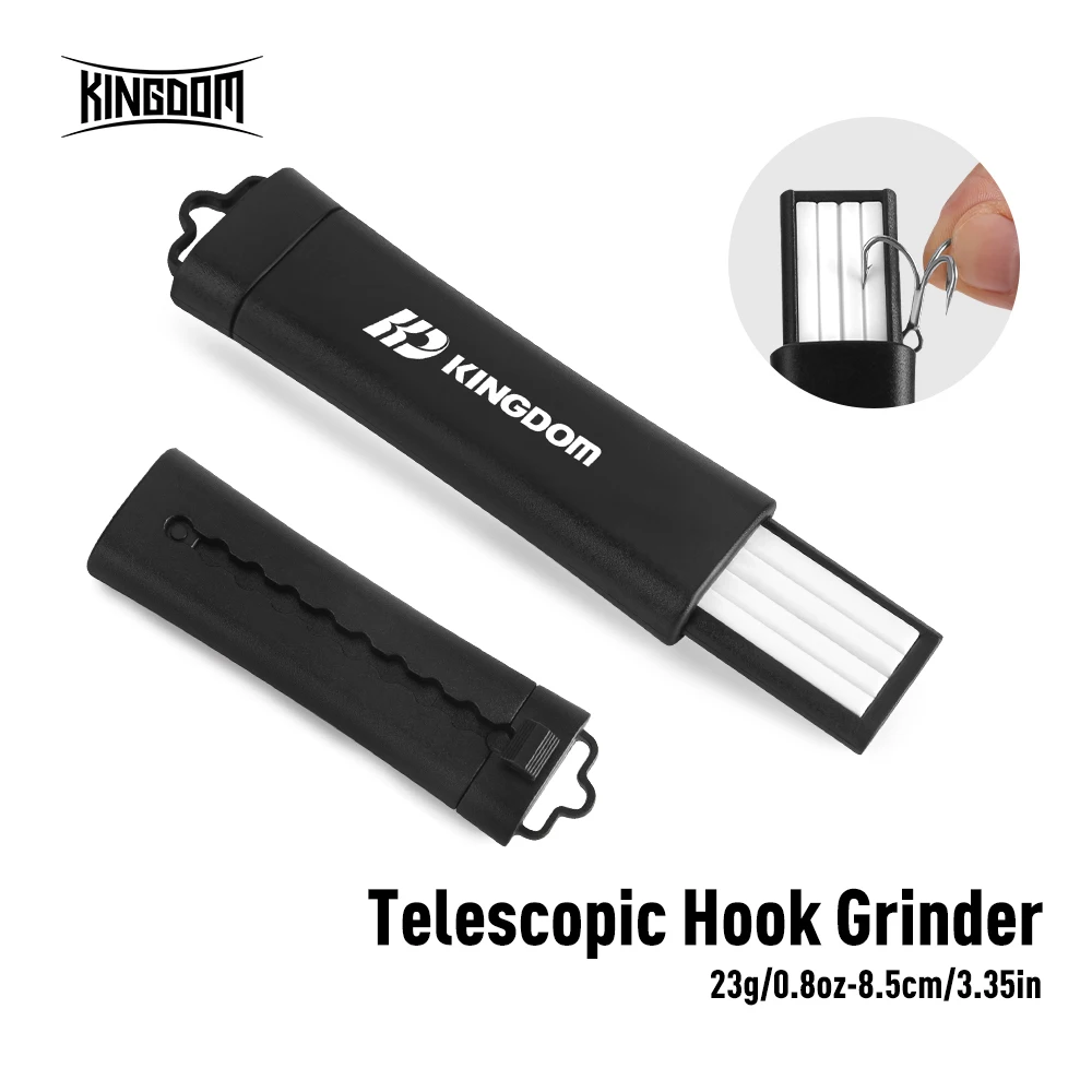 Afilador anzuelos Kingdom – Telescópico compacto