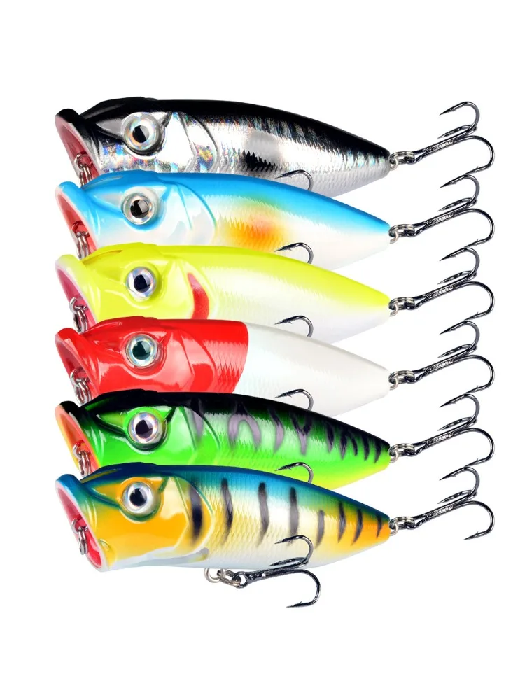 Señuelo Topwater en acción