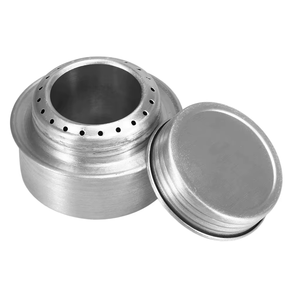 Soporte cruzado CNC para estufa de alcohol de camping - imagen 2