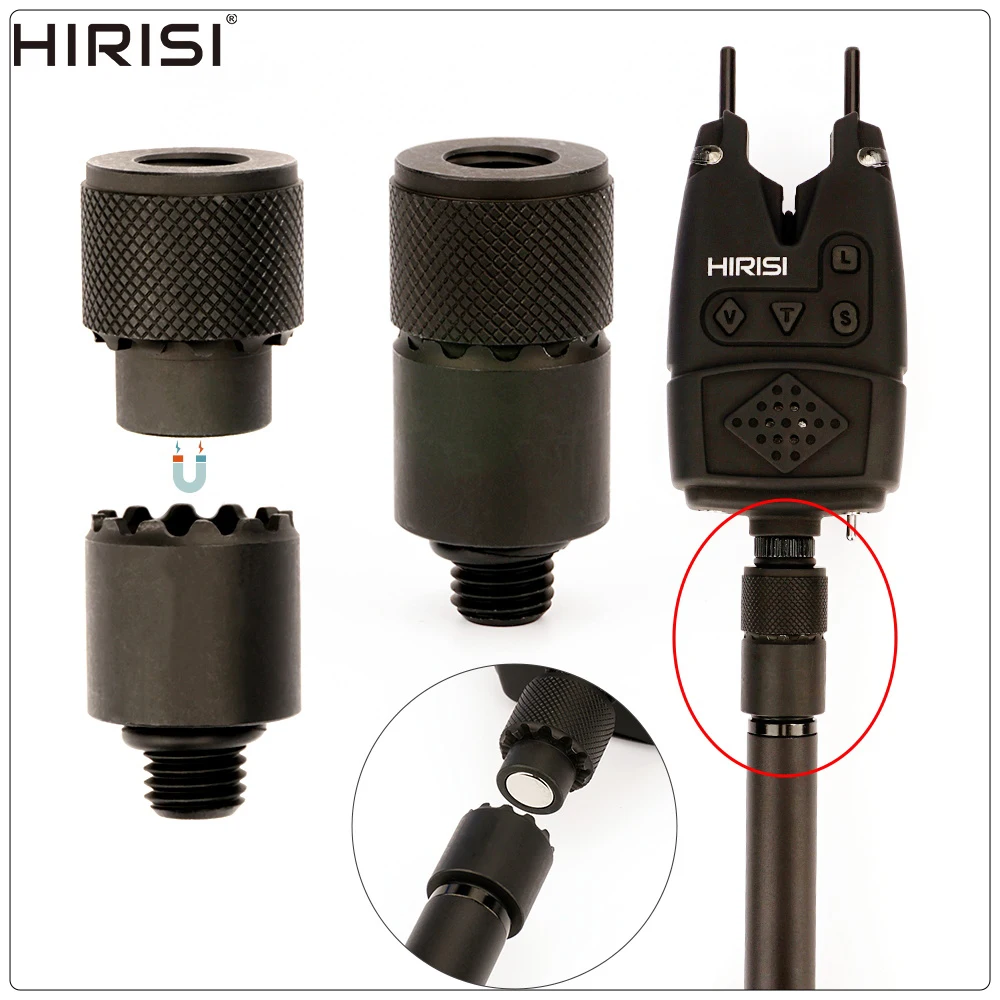Conector de cambio rápido Hirisi AQ210 de aluminio para pesca de carpa