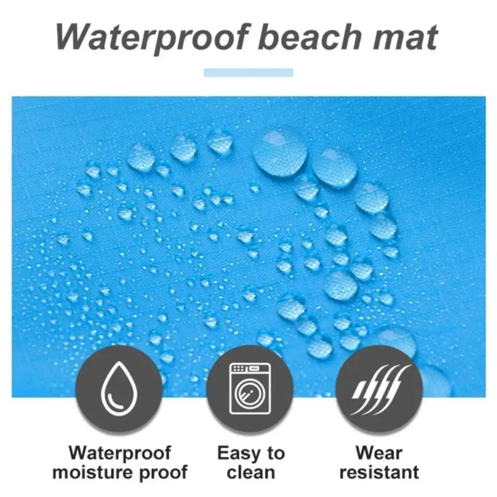 Esterilla de camping plegable impermeable en poliéster ligera - imagen 4