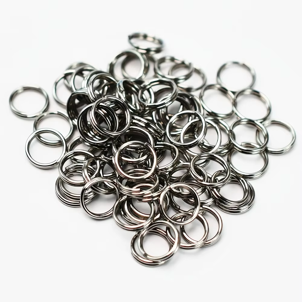 Anillas de Pesca de Doble Bucle Resistentes para Señuelos - imagen 2