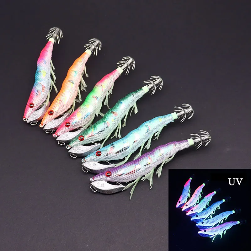 Jig duro para calamar AS con sonido y coronas UV realistas - imagen 3