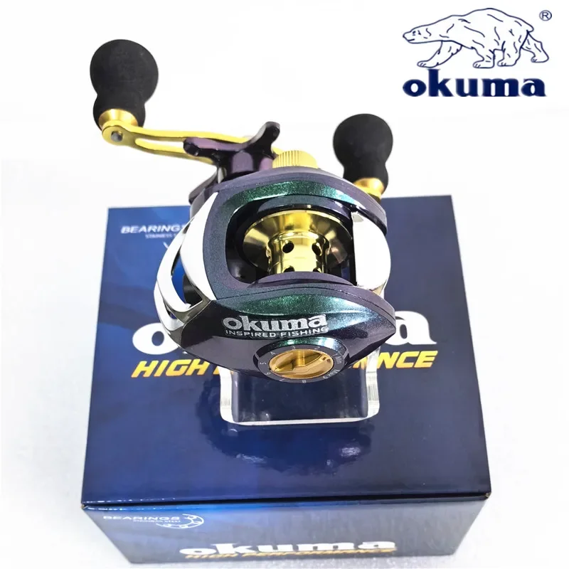 Carrete Okuma Baitcasting Dragon 7+1 Rodamientos 10KG Alta Velocidad - imagen 4