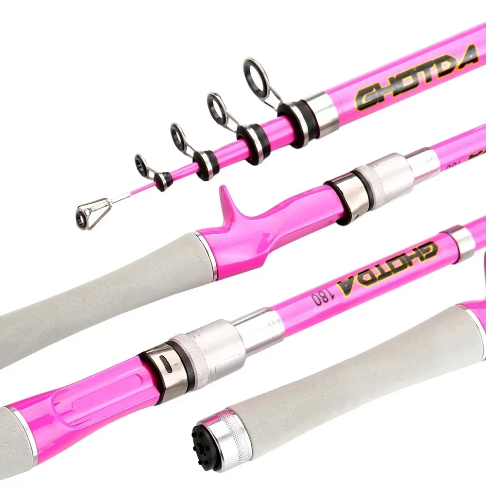 Combo caña y carrete para pesca de trucha – Fibra de carbono - imagen 5