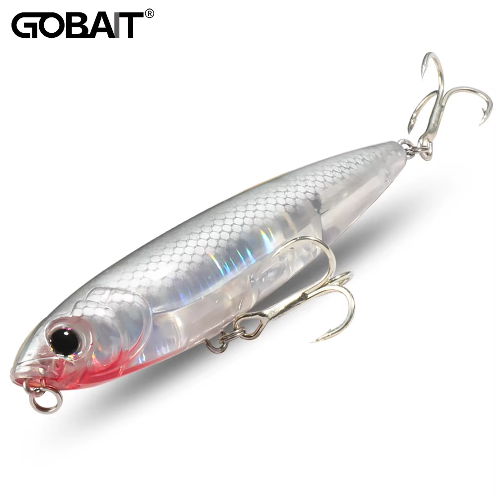 Señuelo Popper GOBAIT – Flotante con Sonajero Interno y Ojos 3D