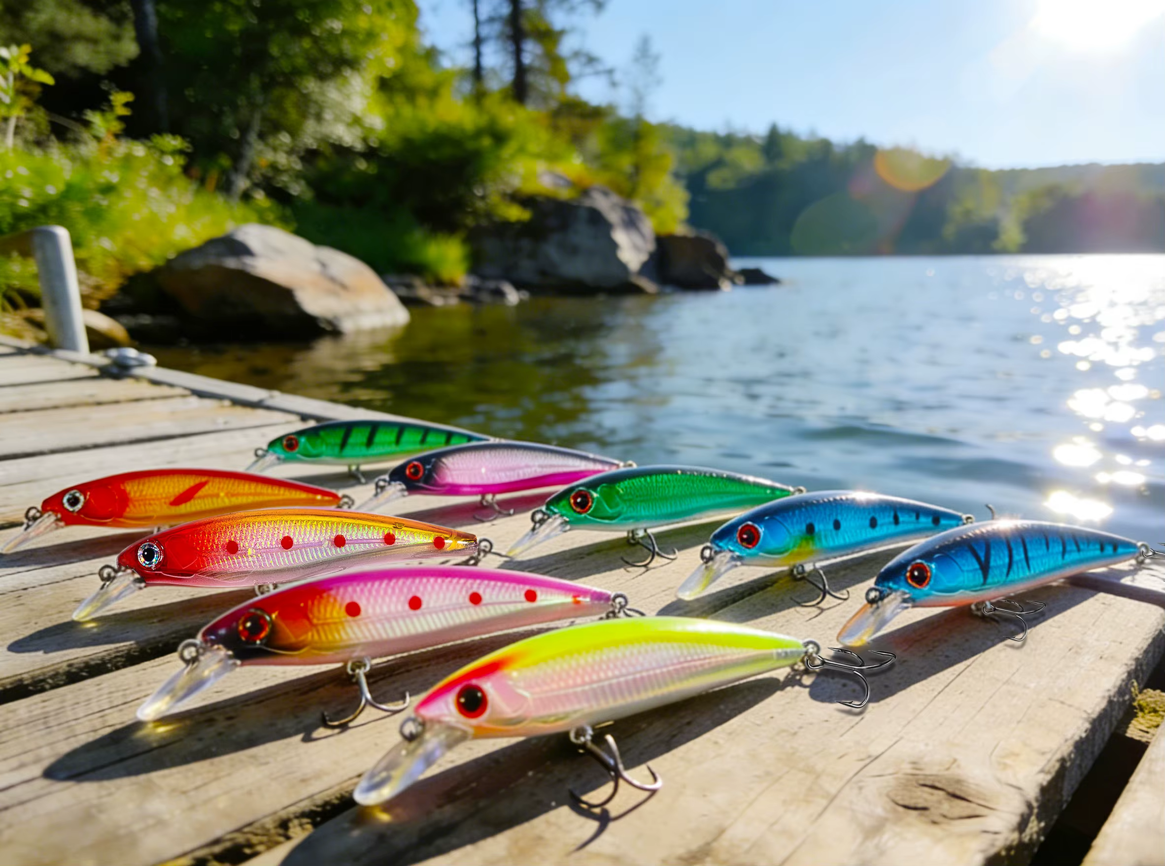 Señuelo Minnow Láser hundimiento lento 11 cm para lucio y carpa - imagen 5
