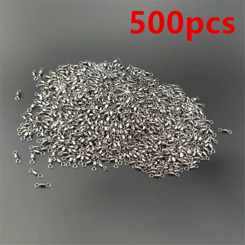 Conectores giratorios snap de acero inoxidable para pesca de carpa