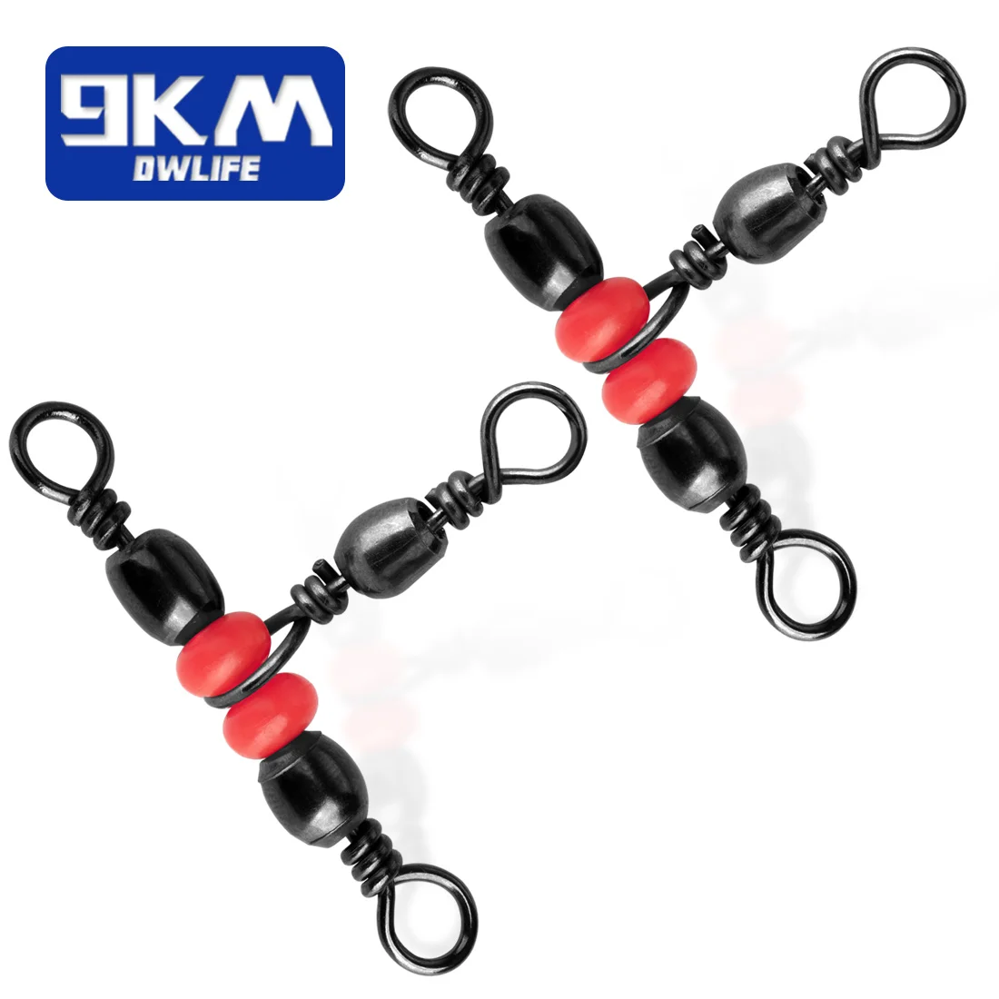 Giratorios triple 3 vías de pesca - Barril en T para sedal