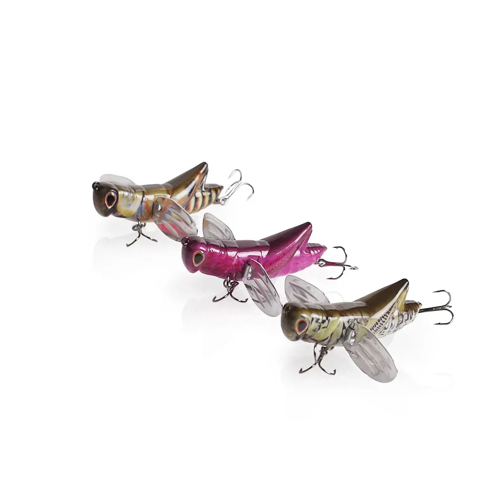 Hanlin Kevin Topwater Wobbler flotante para Lucio con alas de acero - imagen 3