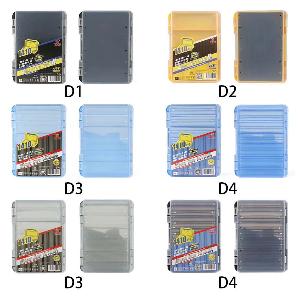 W.P.E Caja de Señuelos para Pesca Doble Cara Lubina y Swimbaits - imagen 5