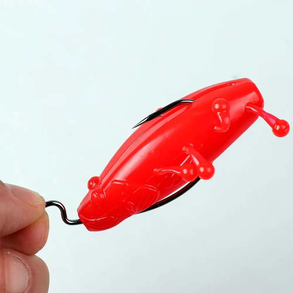 Señuelo vinilo renacuajo con anzuelo crank para pesca - imagen 4
