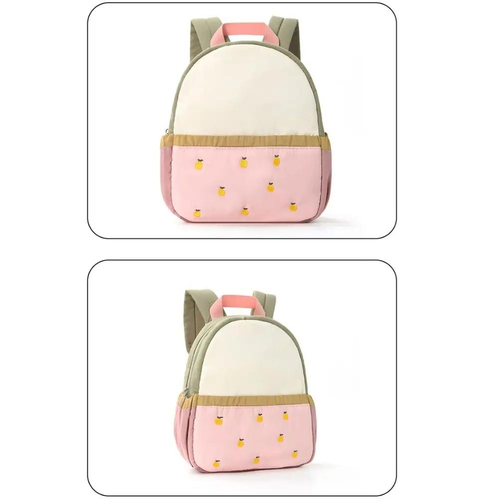 Mochila escolar de poliéster lavable con bordado multicolor - imagen 4