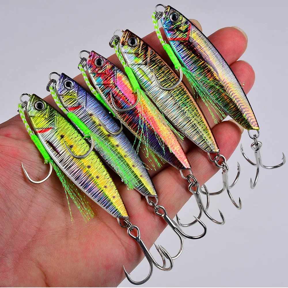 Jig Metálico de Hundimiento Rápido para Pesca Vertical y desde Costa - imagen 2