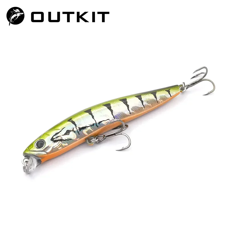 OUTKIT Wobbler hundido para trucha, lucio y perca – Señuelo lápiz