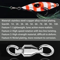 Conector Giratorio Proberos – Acero Inoxidable para pesca