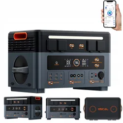 Oscal PowerMax2400 Pro - Estación de energía 2016Wh LiFePO4