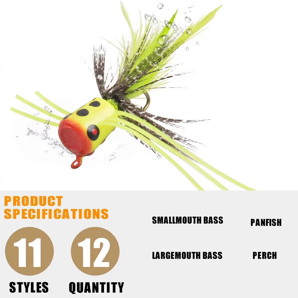 Poppers Topwater de espuma para lubina, trucha y salmón - imagen 3