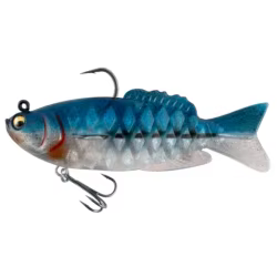 Vinilo cola de pala 20 g con jig head para lubina y lucio