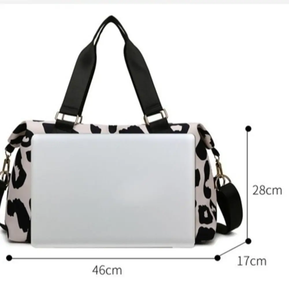 Bolso de leopardo en rosa y negro