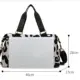 Bolsa de viaje espaciosa con estampado de leopardo, gran capacidad - imagen 4