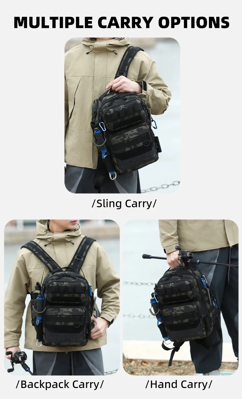 Mochila táctica compacta para montañismo
