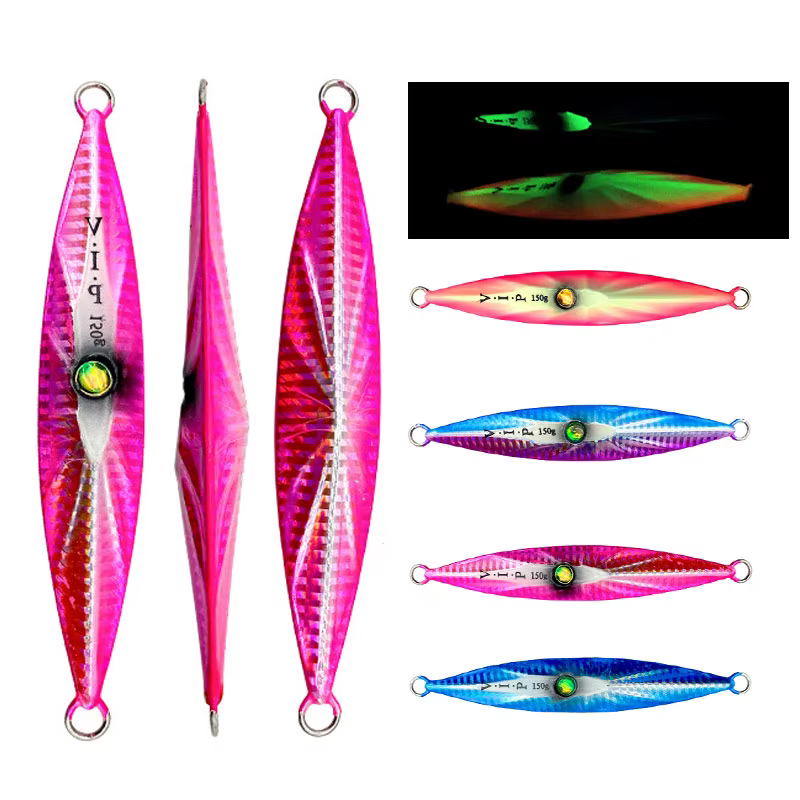 Señuelo de hundimiento lento para pesca deportiva – Anzuelo metálico - imagen 5