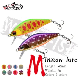 WALK FISH señuelo Minnow hundidor duro para trucha y perca