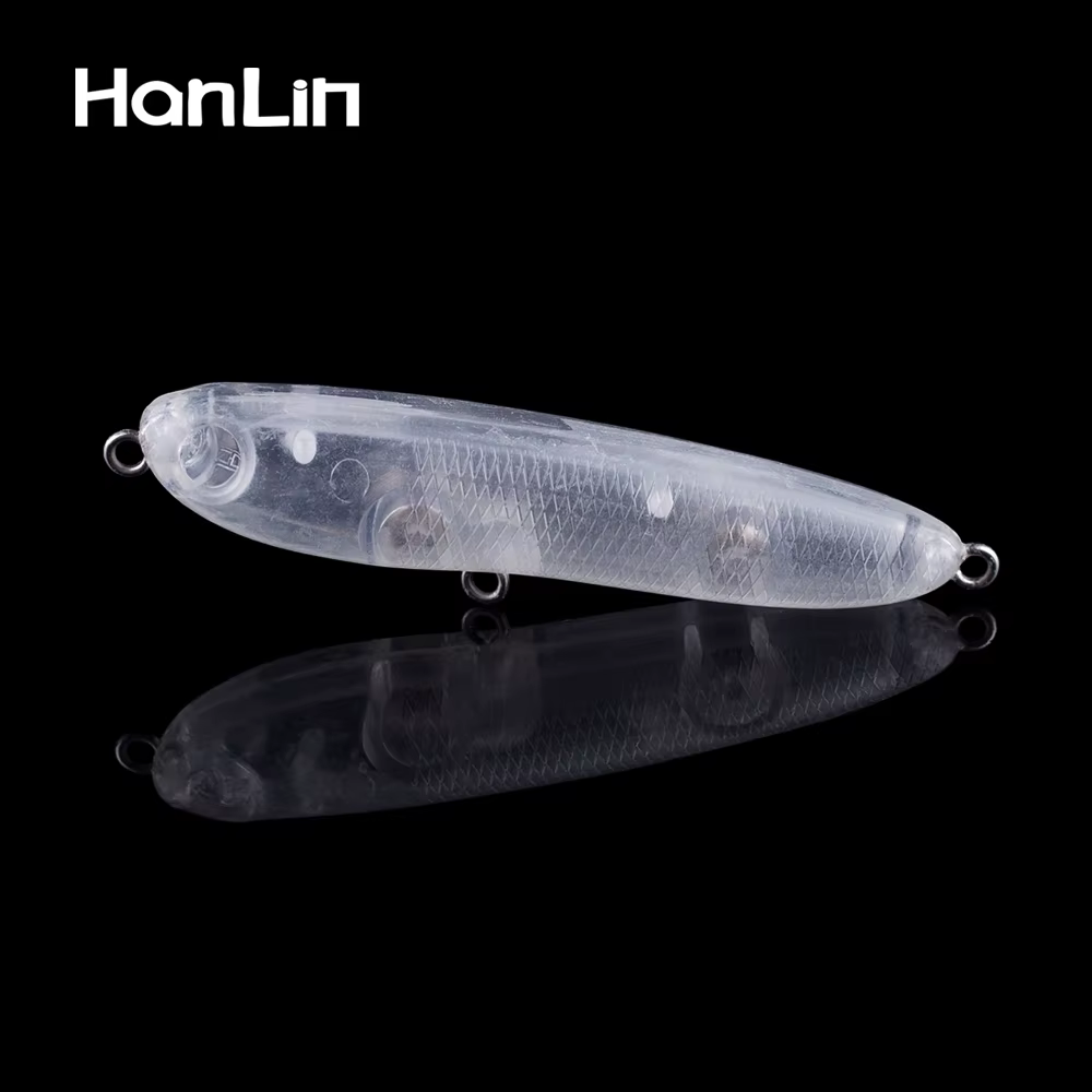 Hanlin Pencil Bait 7cm 6g – Señuelo de superficie transparente