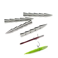 Plomos de tungsteno tipo clavo para pesca en agua dulce y salada