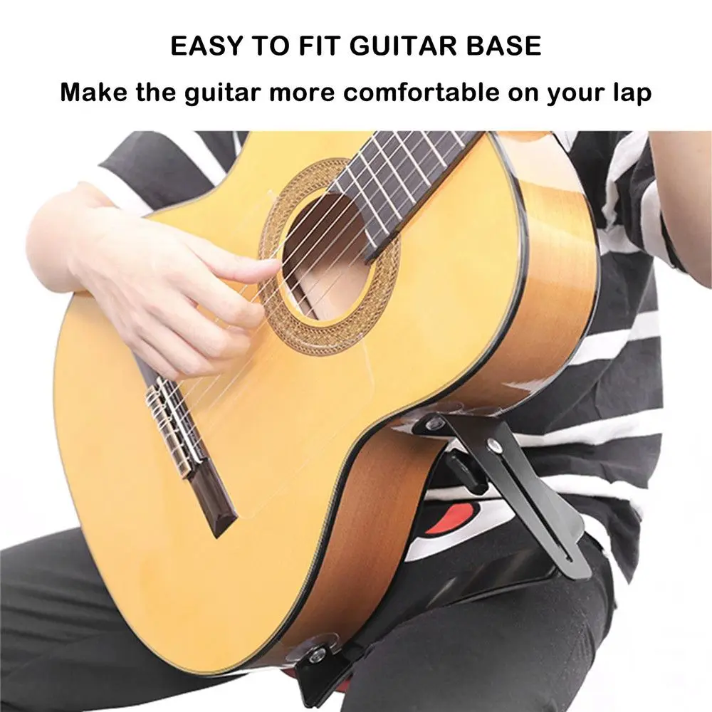 Soporte de aluminio para guitarra clásica con reposabrazos y reposapiés - imagen 4