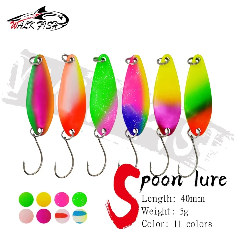 WALK FISH Spinner 40mm 5g - Señuelo Giratorio para Trucha